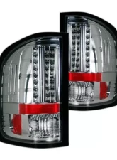 Recon Truck Accessories LED Tail Lights Clear Lens GMC Sierra 07-13                                     - 264189CL - Image 2