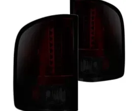 Recon Truck Accessories LED Tail Light Red Smoked Lens GMC Sierra 07-14