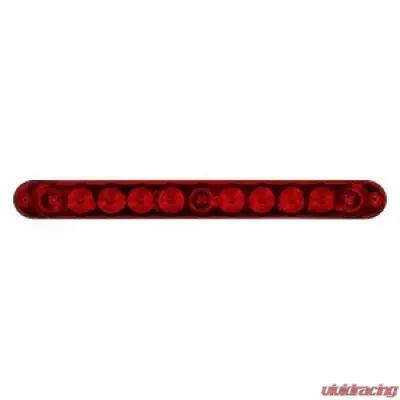 Recon Truck Accessories 15 Inch Mini Tailgate Light Bar w/Red LED Light Red Lens - 26418RD