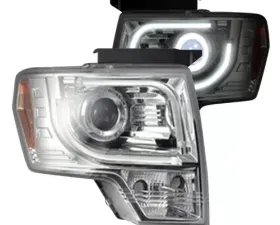 Recon Truck Accessories Projector Headlight Clear Ford F150 09-14