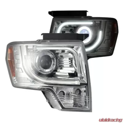 Recon Truck Accessories Projector Headlight Clear Ford F150 09-14 - 264190CLC