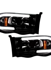 Recon Truck Accessories Projector Headlight Clear Dodge RAM 1500 | 2500 | 3500 02-05                                     - 264191CLC - Image 2