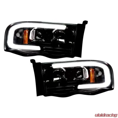 Recon Truck Accessories Projector Headlight Clear Dodge RAM 1500 | 2500 | 3500 02-05 - 264191CLC