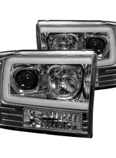 Recon Truck Accessories Projector Headlight Clear Ford Superduty F250 | F350 | F450 | F550 99-04                                     - 264192CLC - Image 2