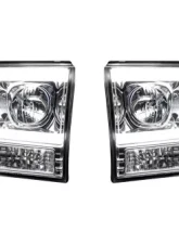 Recon Truck Accessories Projector Headlight Clear Ford Superduty F250 | F350 | F450 | F550 99-04                                     - 264192CLC - Image 2