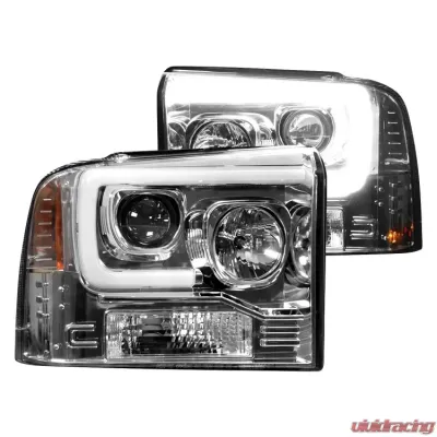 Recon Truck Accessories Projector Headlight Clear Ford Superduty F250 | F350 | F450 | F550 05-07 - 264193CLC