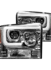 Recon Truck Accessories Projector Headlight Clear Ford Superduty F250 | F350 | F450 | F550 05-07                                     - 264193CLC - Image 2