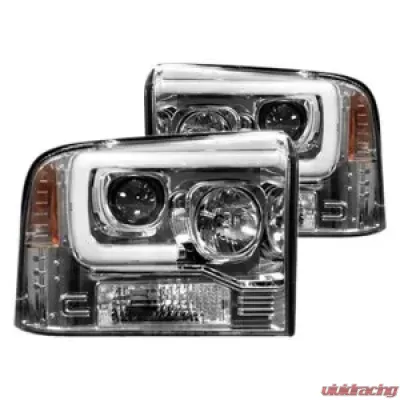 Recon Truck Accessories Projector Headlight Clear Ford Superduty F250 | F350 | F450 | F550 05-07 - 264193CLC