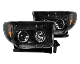 Recon Truck Accessories Projector Headlights Smoked Black Toyota Tundra 07-13