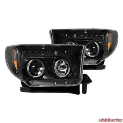 Recon Truck Accessories Projector Headlights Smoked Black Toyota Tundra 07-13 - 264194BK