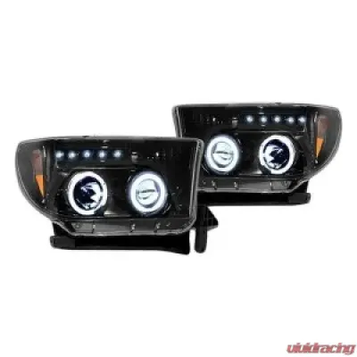 Recon Truck Accessories Projector Headlights Smoked Black Toyota Tundra 07-13 - 264194BK