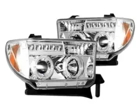 Recon Truck Accessories Projector Headlights Clear Chrome Toyota Tundra 07-13