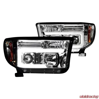 Recon Truck Accessories Projector Headlight Clear Toyota Tundra | Sequoia 07-13 - 264194CLC