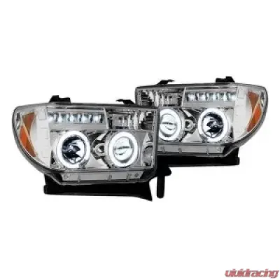 Recon Truck Accessories Projector Headlights Clear Chrome Toyota Tundra 07-13 - 264194CL