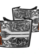 Recon Truck Accessories Projector Headlight Clear Chevrolet Silverado 07-13                                     - 264195CLC - Image 2