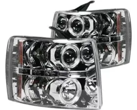 Recon Truck Accessories Projector Headlights Clear Chrome Chevrolet Silverado 07-13