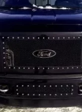 Recon Truck Accessories Projector Headlights Smoked Black Ford Superduty 08-10                                     - 264196BKCC - Image 2