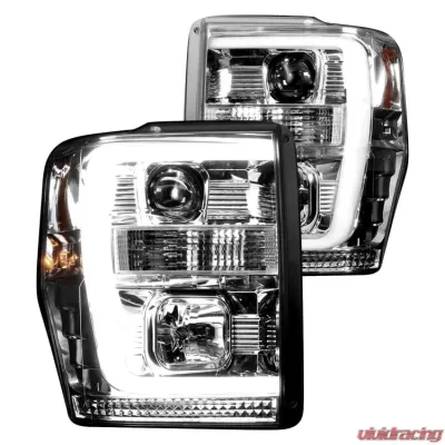 Recon Truck Accessories Projector Headlight Clear Ford Superduty F250 | F350 | F450 | F550 08-10 - 264196CLC