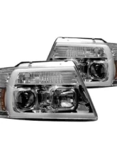 Recon Truck Accessories Projector Headlight Clear Ford F150 04-08                                     - 264198CLC - Image 2