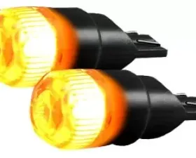 Recon Truck Accessories 194/168 High Power 1 Watt LED Bulbs Wedge Style Amber
