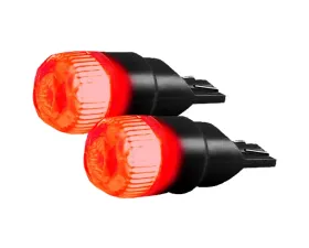 Recon Truck Accessories 194/168 High Power 1 Watt LED Bulbs Wedge Style Red