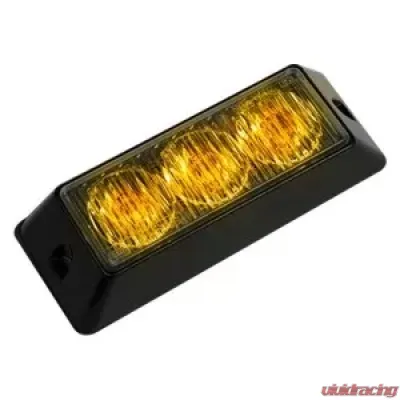 Recon Truck Accessories 3 Watt High-Intensity Strobe Light Module Amber w/Black Case - 26421AM