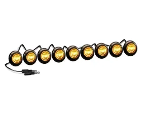Recon Truck Accessories 9 Amber LED Air Dam Running Light Kit