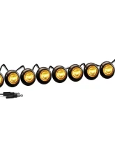 Recon Truck Accessories 9 Amber LED Air Dam Running Light Kit                                     - 264227AMBK - Image 3