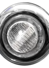 Recon Truck Accessories Extra Air Dam Light Kit Amber LED Clear Lens                                     - 264227AMCLX - Image 2