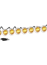Recon Truck Accessories 9 LED Air Dam Running Light Kit Amber LED                                     - 264227AMCL - Image 2