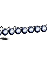 Recon Truck Accessories 9 LED Air Dam Running Light Kit White LED                                     - 264227WHBK - Image 2