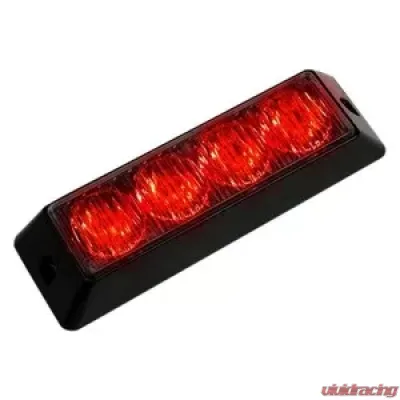 Recon Truck Accessories 4 Watt High-Intensity Strobe Light Module Red w/Black Case - 26422RD
