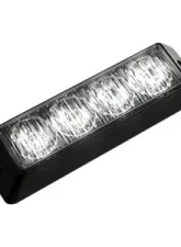 Recon Truck Accessories 4 Watt High-Intensity Strobe Light Module White w/Black Case                                     - 26422WH - Image 2