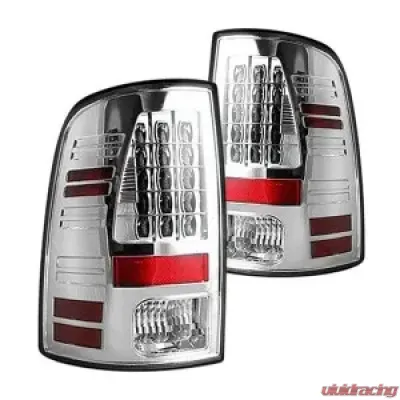 Recon Truck Accessories LED Tail Lights Clear Lens Dodge Ram 1500 | 2500 | 3500 13-17 - 264236CL