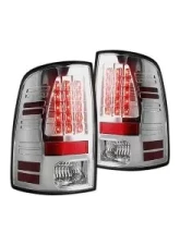 Recon Truck Accessories LED Tail Lights Clear Lens Dodge Ram 1500 | 2500 | 3500 13-17                                     - 264236CL - Image 2