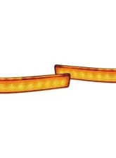 Recon Truck Accessories Side Mirror Lenses Clear w/Amber LED Ford F150 09-14                                     - 264241CL - Image 2