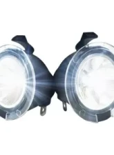 Recon Truck Accessories Ultra High Power LED Mirror Puddle Light Kit White Ford F150 09-14                                     - 264242WH - Image 2