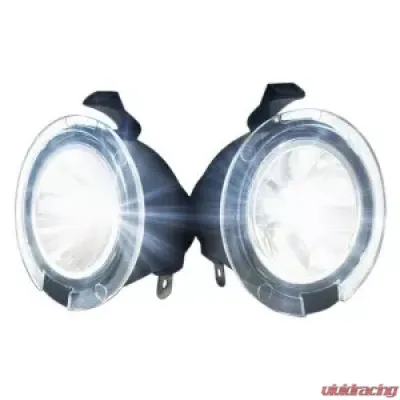 Recon Truck Accessories Ultra High Power LED Mirror Puddle Light Kit White Ford F150 09-14 - 264242WH