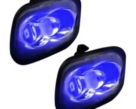Recon Truck Accessories Mirror Puddle Light Kit Blue Ford  F150 2015-2022