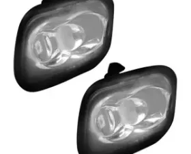 Recon Truck Accessories Mirror Puddle Light Kit White Ford  F150 2015-2022