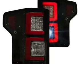 Recon Truck Accessories LED Tail Light Smoked Lens Ford F150 2015-2022