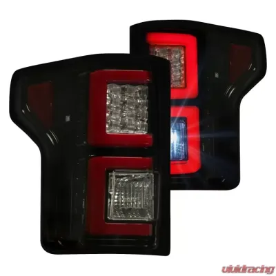 Recon Truck Accessories LED Tail Light Smoked Lens Ford F150 2015-2022 - 264268BK