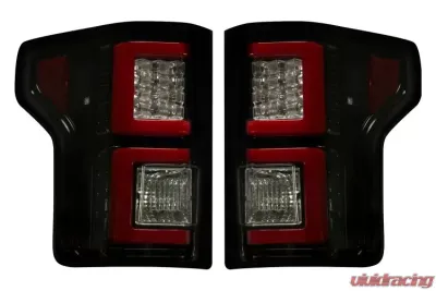 Recon Truck Accessories LED Tail Light Smoked Lens Ford F150 2015-2022 - 264268BK