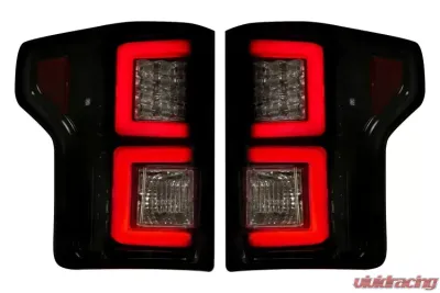 Recon Truck Accessories LED Tail Light Smoked Lens Ford F150 2015-2022 - 264268BK