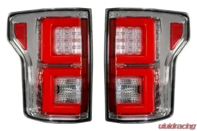 Recon Truck Accessories OLED Taillights Clear Lense Ford F150 2015-2022 - 264268CL