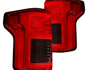 Recon Truck Accessories OLED Taillights Red Lense Ford F150 2015-2022