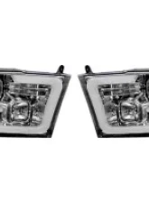 Recon Truck Accessories Projector Headlight Clear Dodge RAM 1500 | 2500 | 3500 09-13                                     - 264270CLC - Image 2