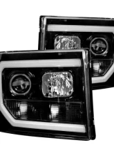 Recon Truck Accessories Projector Headlight Smoked Black GMC Sierra 07-13                                     - 264271BKC - Image 2