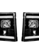 Recon Truck Accessories Projector Headlight Smoked Black GMC Sierra 07-13                                     - 264271BKC - Image 2