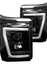 Recon Truck Accessories Projector Headlight Smoked Black Ford Superduty F250 | F350 | F450 | F550 11-16                                     - 264272BKC - Image 2
